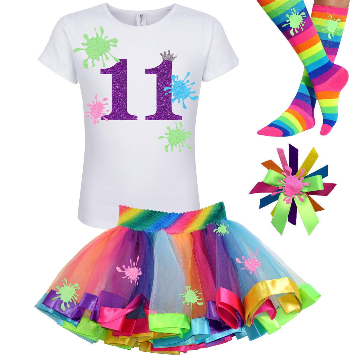 Slime Party Shirt - 11th Birthday Outfit - Outfit - Bubblegum Divas Store
