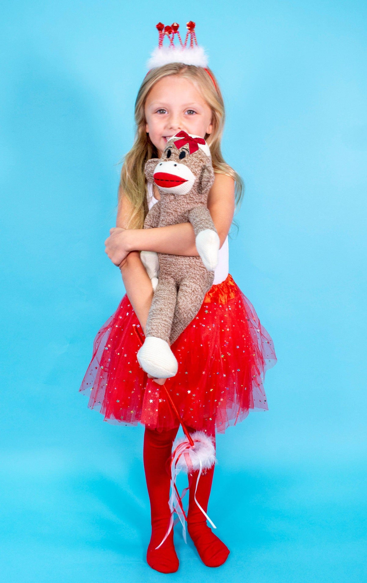 Sock Monkey Doll Stuffed Animal - Bubblegum Divas 