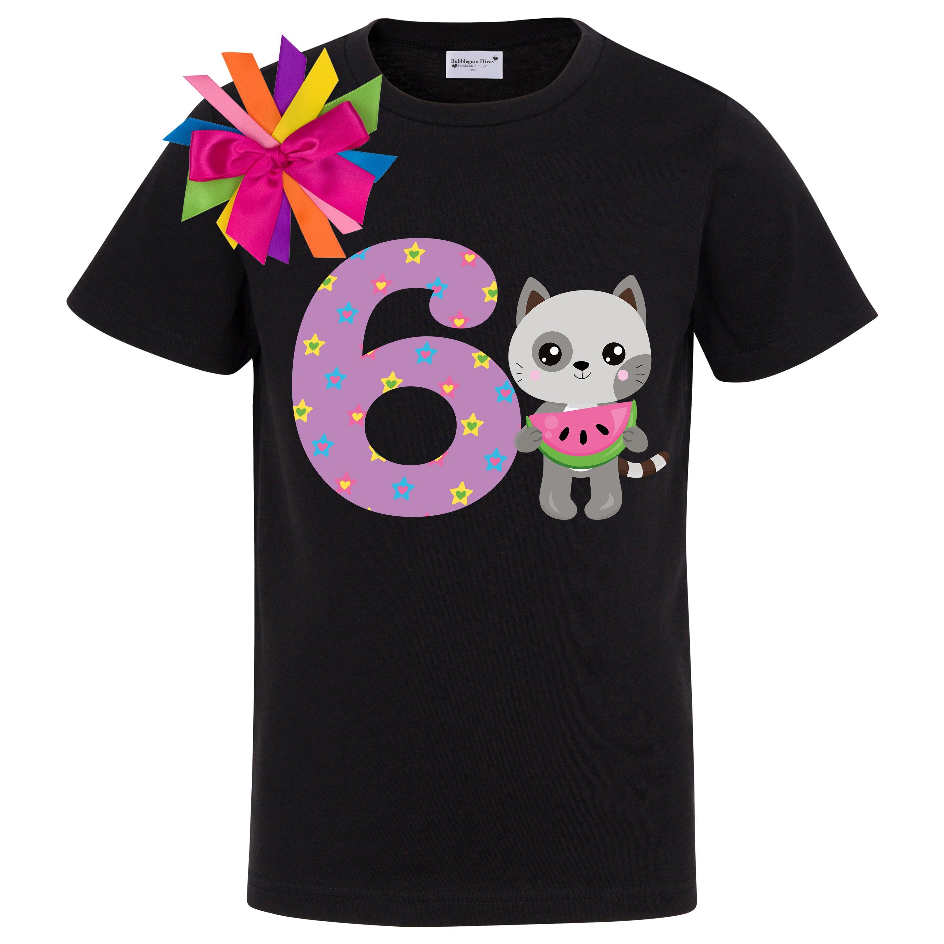 Cat shop birthday shirt