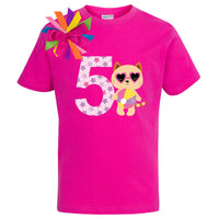 Cat Wearing Sunglasses Birthday Shirt - Bubblegum Divas 