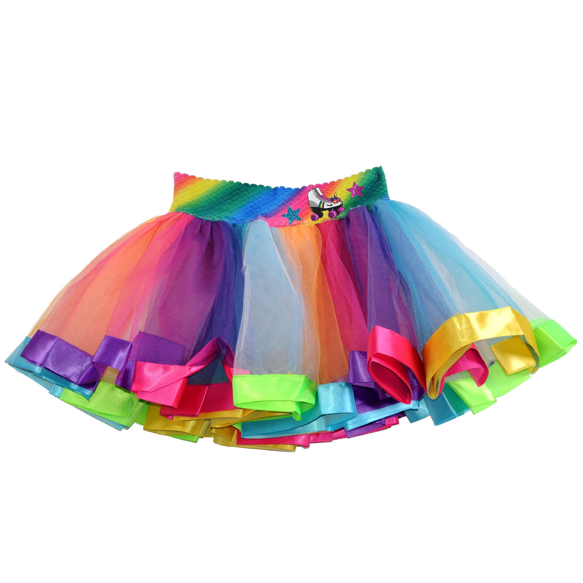 Princess Unicorn Roller Skate Glow Tutu Skirt for Girls - Bubblegum Divas 