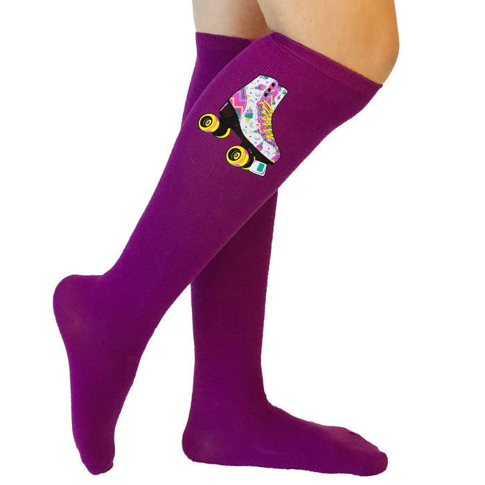 Purple Unicorn Candy Skate Socks