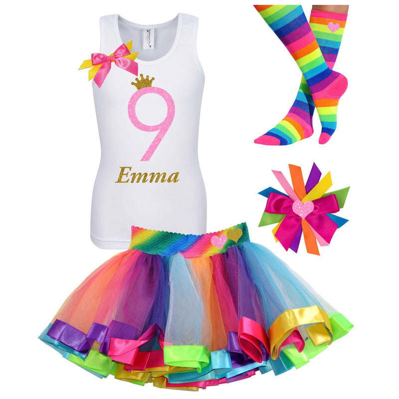9th Birthday Outfit Pink Sugar - 9th Birthday Outfit - Bubblegum Divas Store