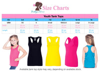 Girls Size Chart Your Tank Tops Bubblegum Divas