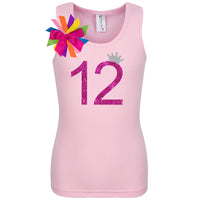 Berry Sparkle 12th Birthday Shirt - Bubblegum Divas 