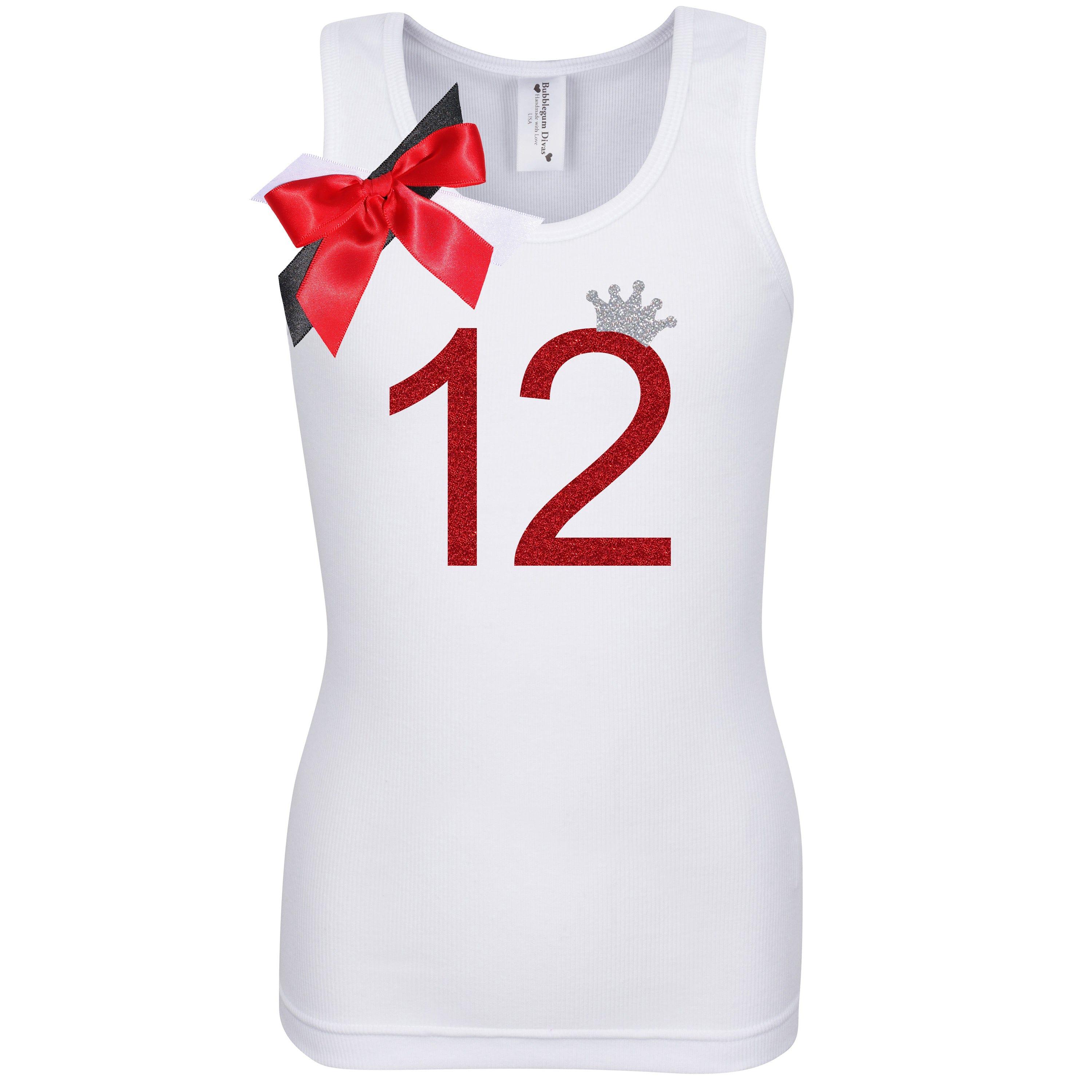 Birthday shirts for 12 year hot sale girl