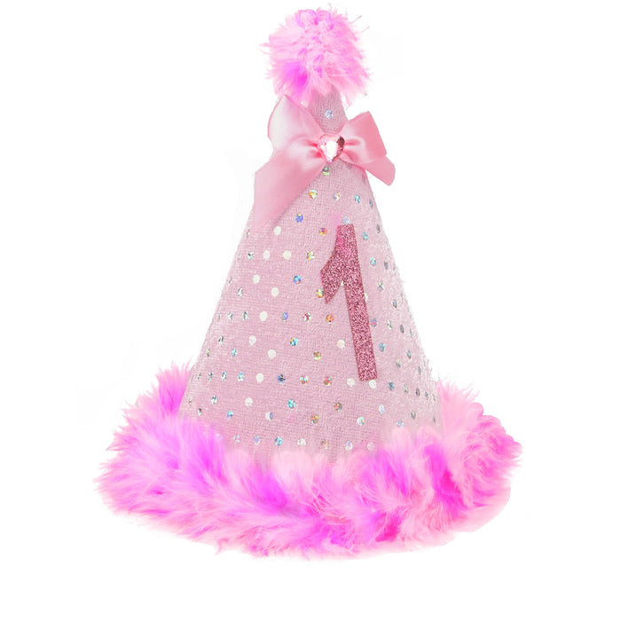 Party Hat - Pink Sparkle - Hat - Bubblegum Divas Store
