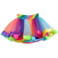 Personalized Neon Rainbow Tutu Skirt Monogrammed