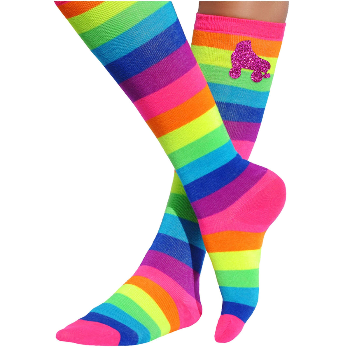 Roller Skate Party Socks - Socks - Bubblegum Divas Store