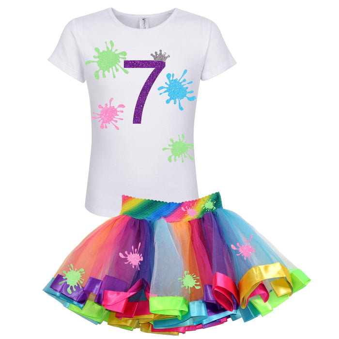 Rainbow Slime Spots Party Outfit - Bubblegum Divas 