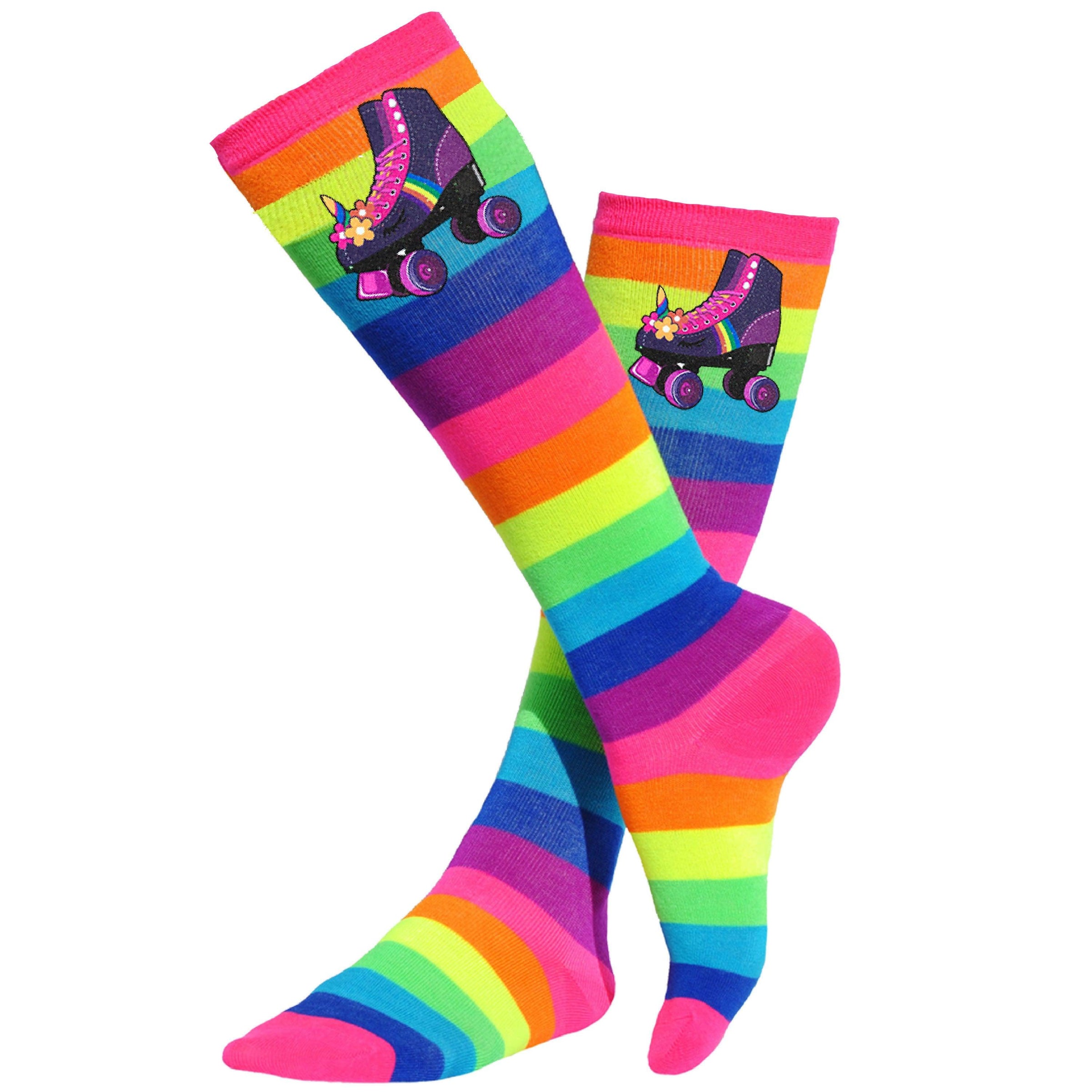 🎉 Shop Twilight Roller Skate Socks at Bubblegum Divas personalized gifts  for girls.
