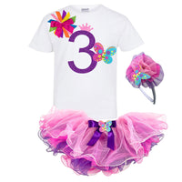  Butterfly 3rd Birthday Outfit 