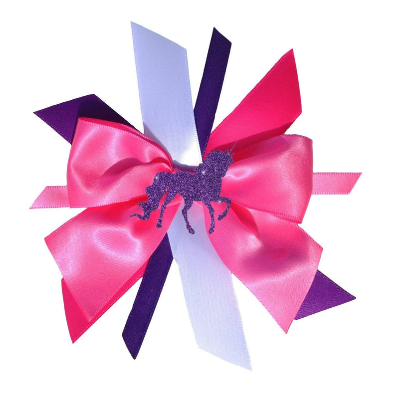 Pink Unicorn Birthday Hair Bow - Hairbow - Bubblegum Divas Store