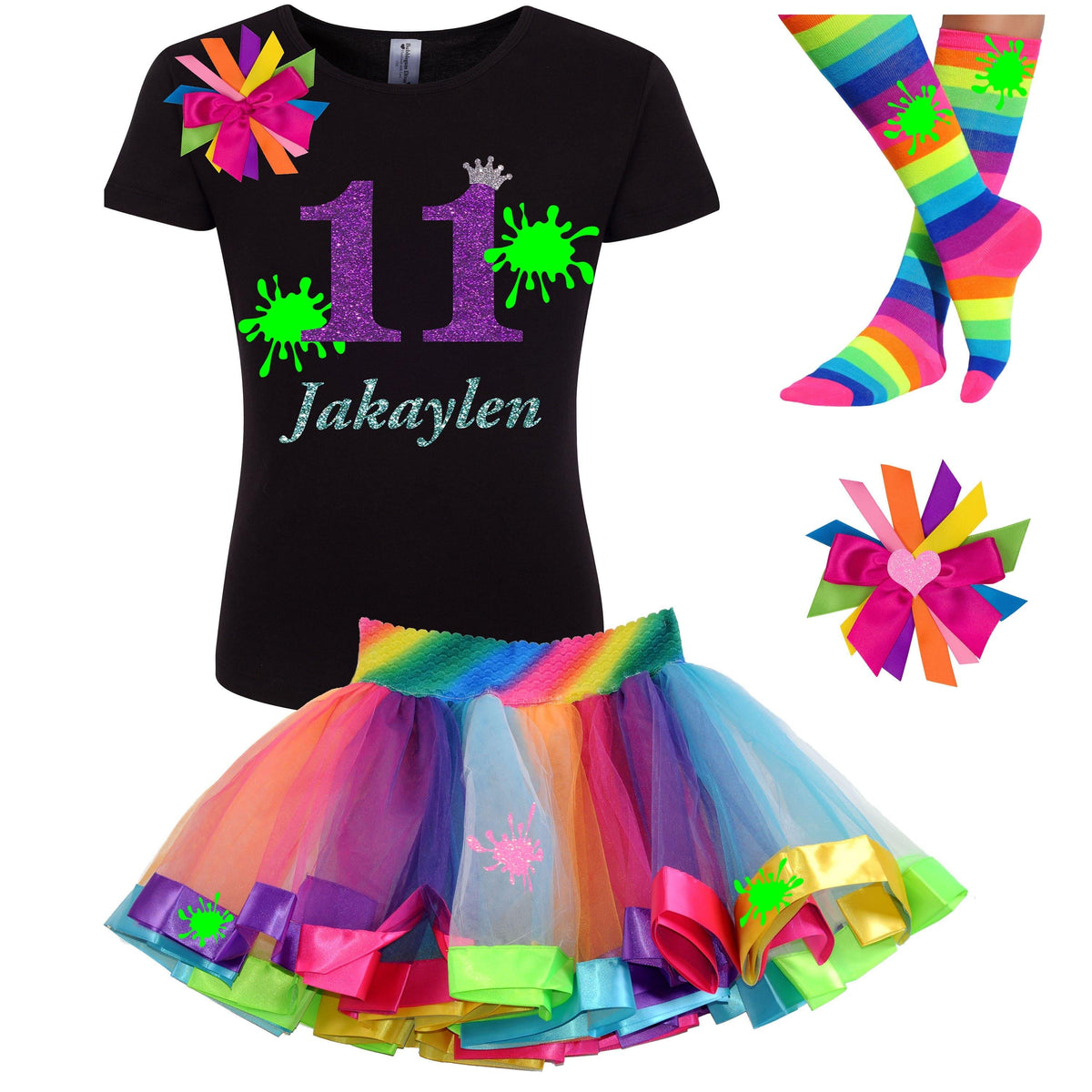 Slime Party 11th Birthday Outfit - Outfit - Bubblegum Divas Store