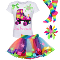 Slime Roller Skating Outfit for Girls
